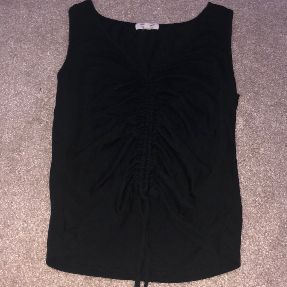 Black tank top